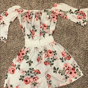 Off the shoulder romper